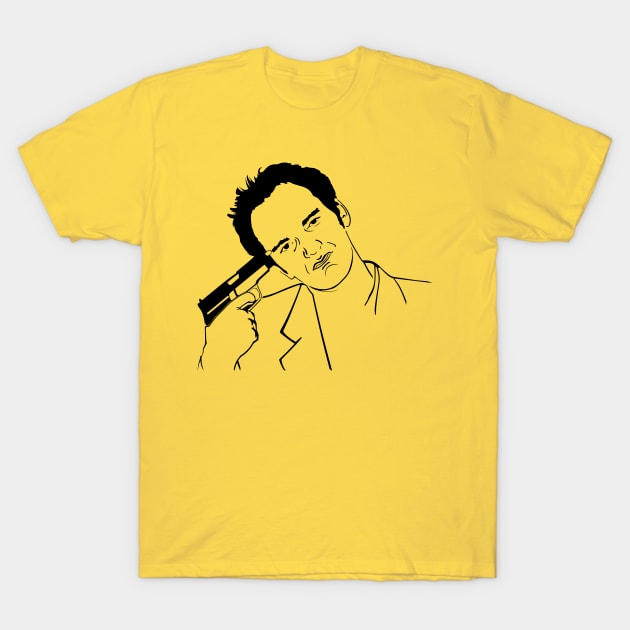 Quentin Tarantino T-Shirt by SaverioOste